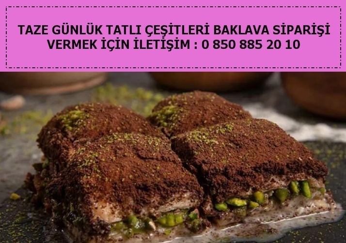 Bursa Hahal Revani taze baklava eitleri tatl siparii ucuz tatl fiyatlar baklava siparii yolla gnder
